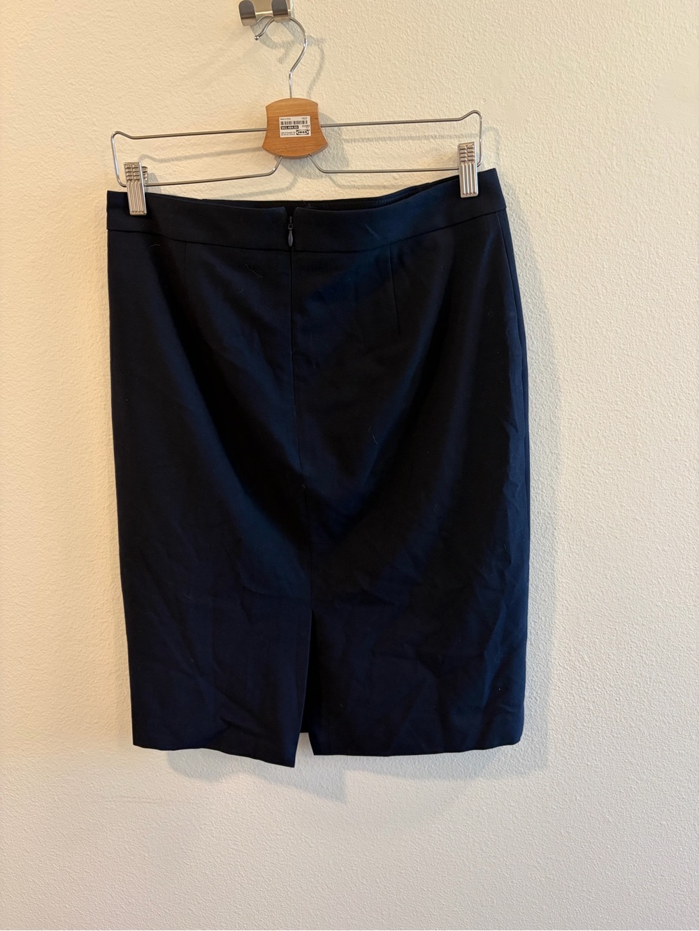Ann Taylor Navy Pencil Skirt - Tailored Office Wear - Picture 2 of 3